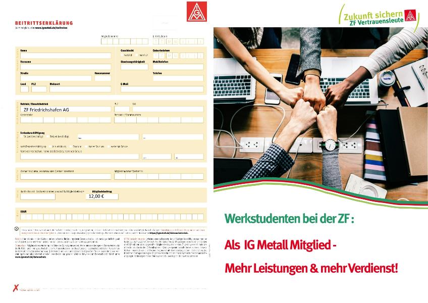 Werkstudenten bei der ZF 